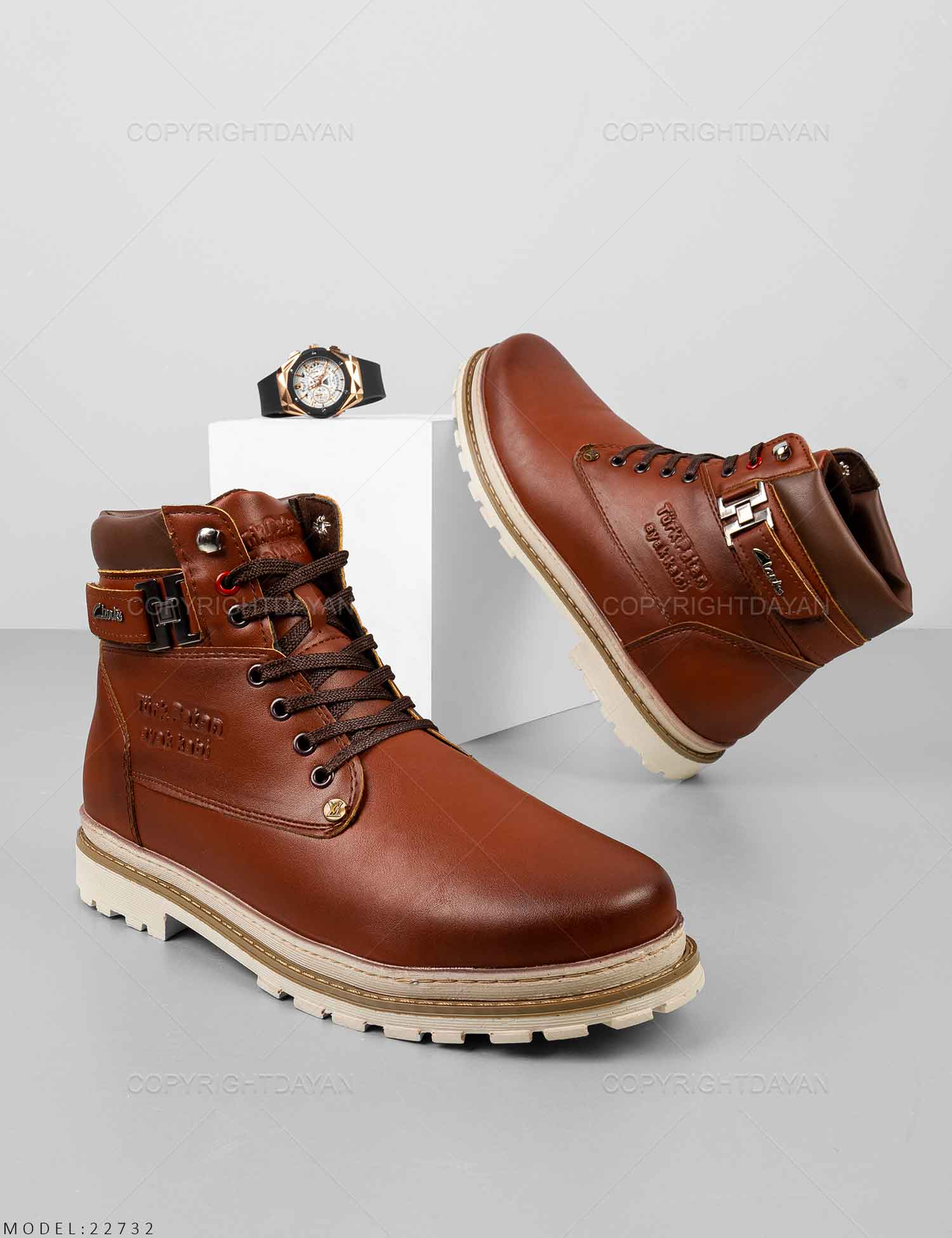 نیم بوت مردانه Clarks مدل 22732