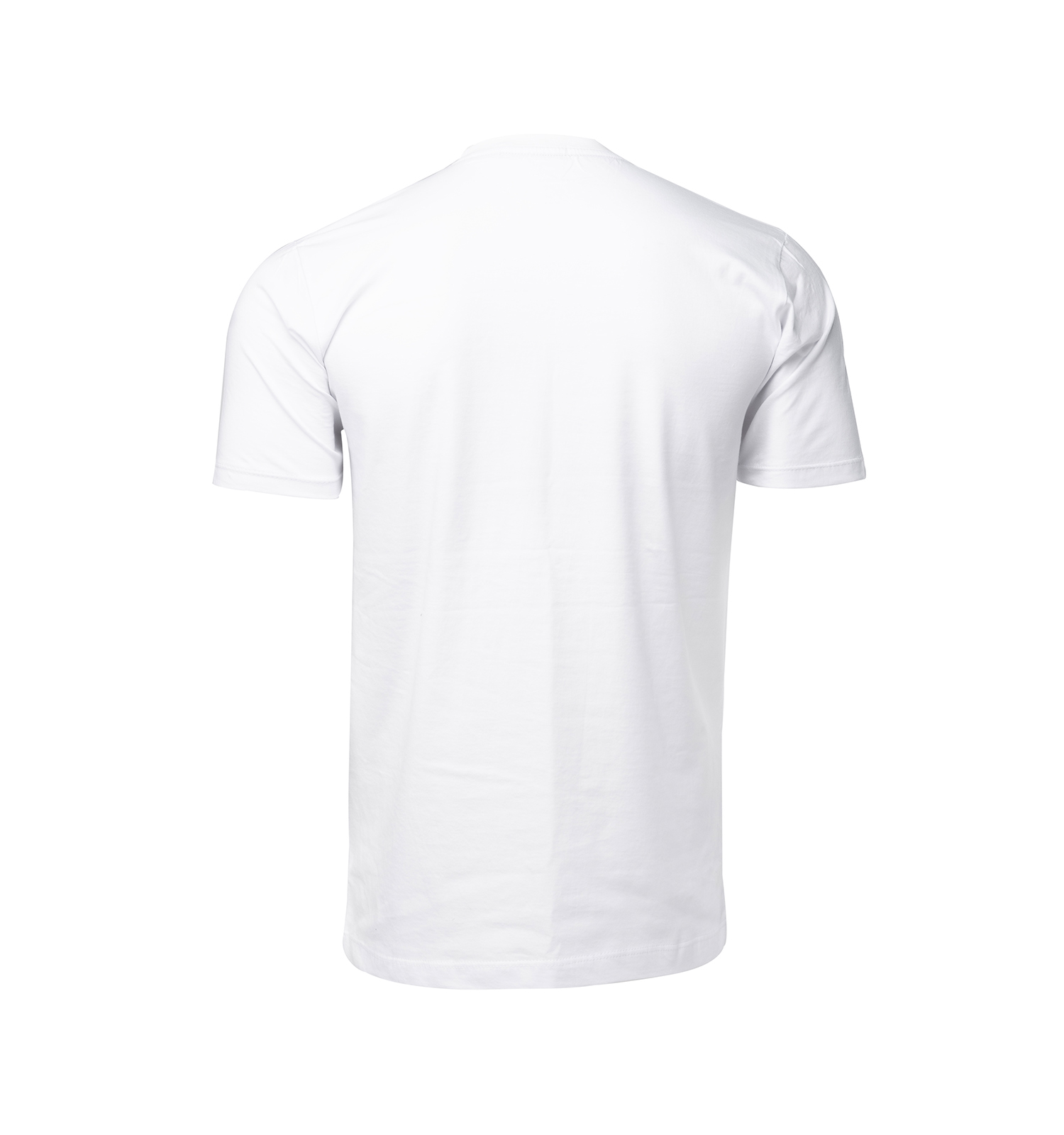 تیشرت Polo یقه گرد مردانه سفید پنبه ساده مدل 45430