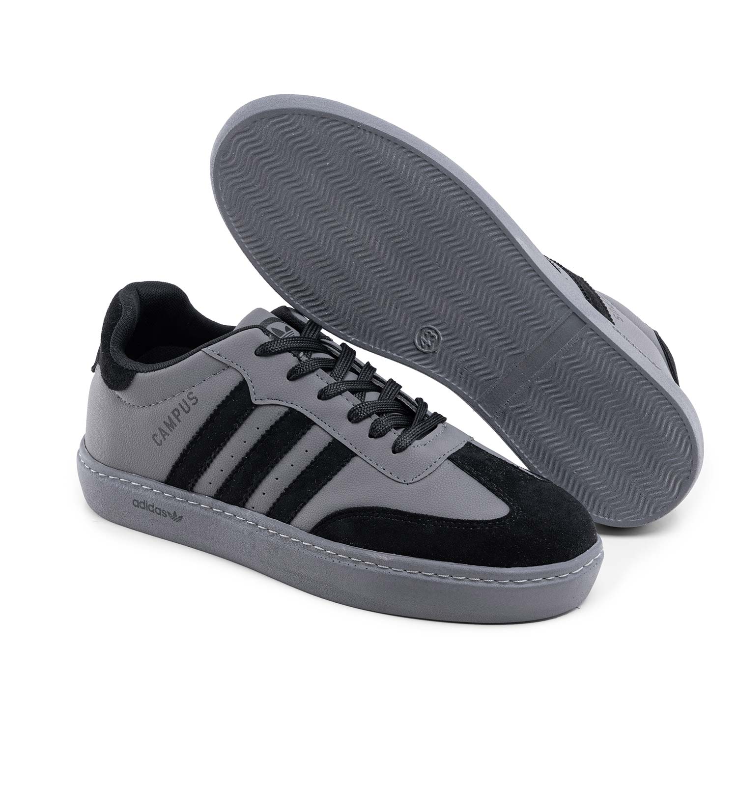 کفش اسپرت Adidas مردانه مشکی بندی مدل 41431