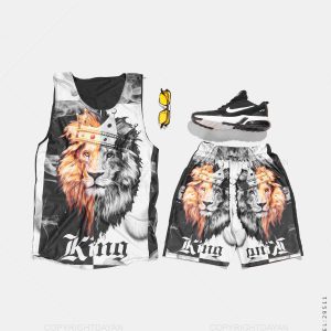 ست رکابی شلوارک مردانه King مدل 29511