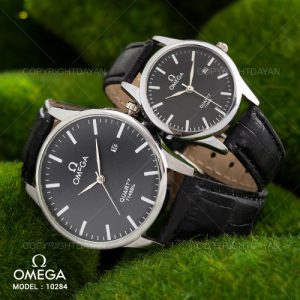 ست ساعت مچی مردانه زنانه Omega مدل 10284