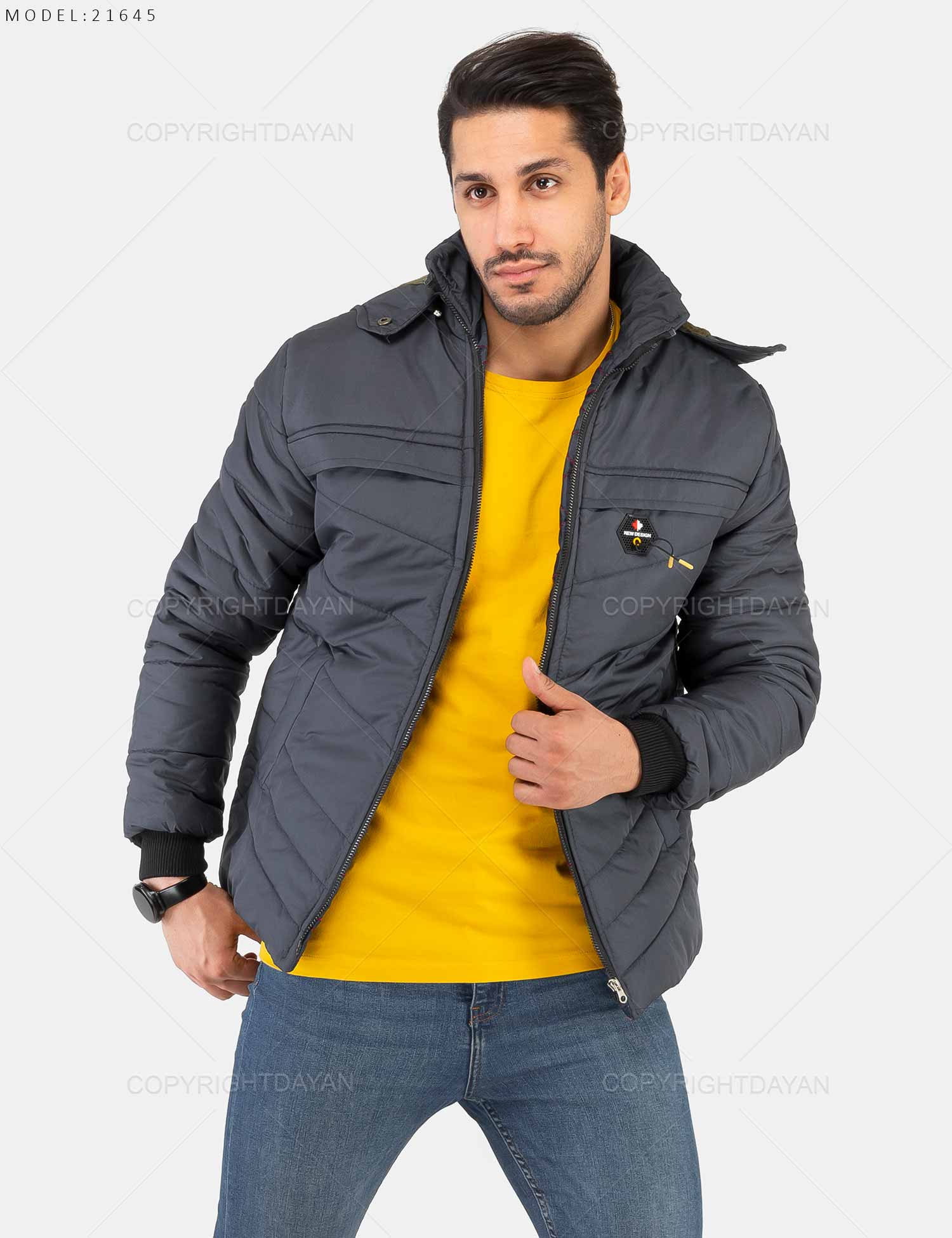 کاپشن مردانه Alvin مدل 21645