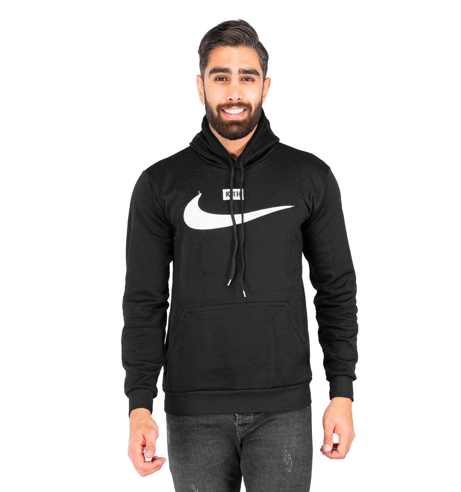 هودی مردانه کلاهدار مشکی Nike مدل 40017