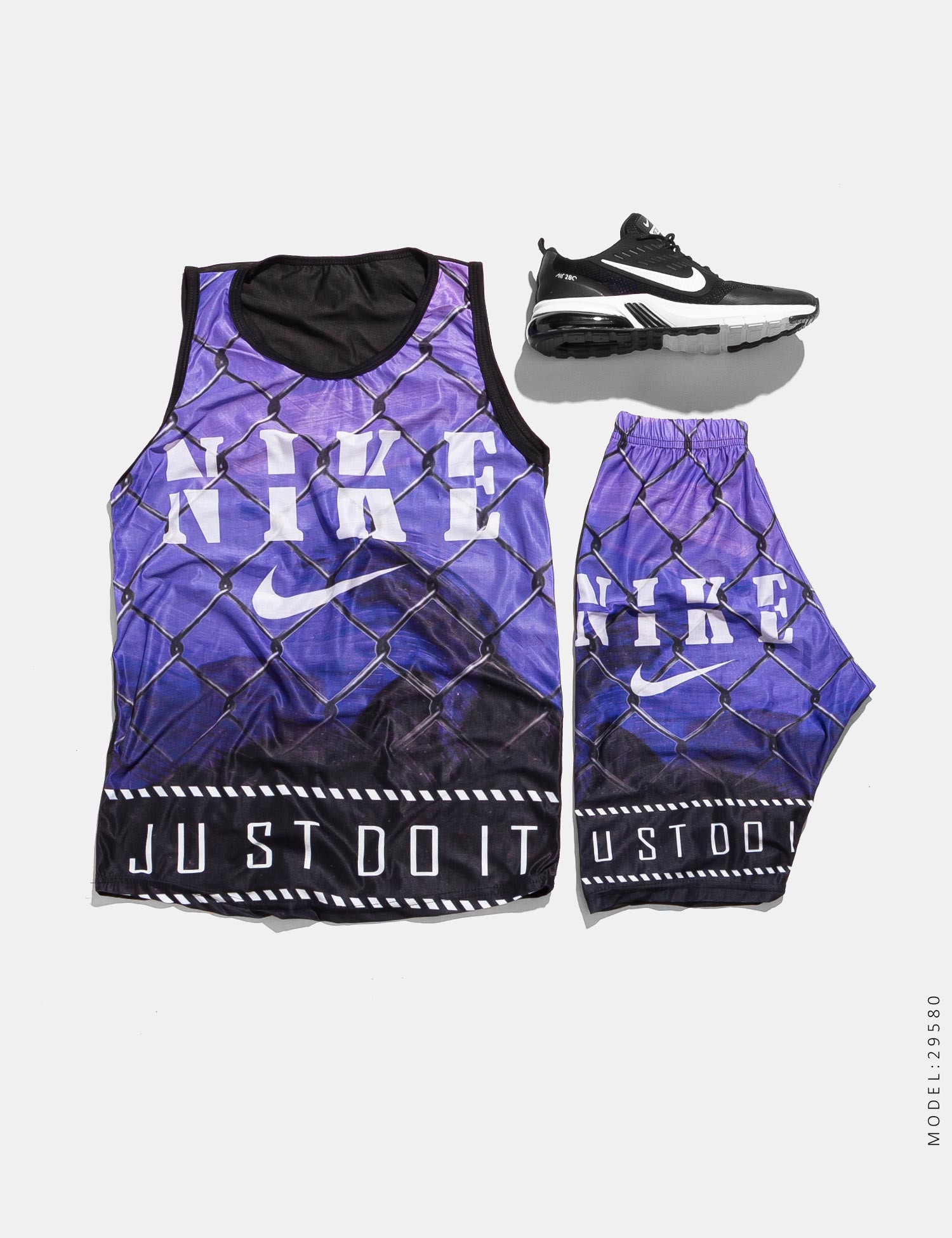 ست رکابی شلوارک مردانه Nike مدل 29580