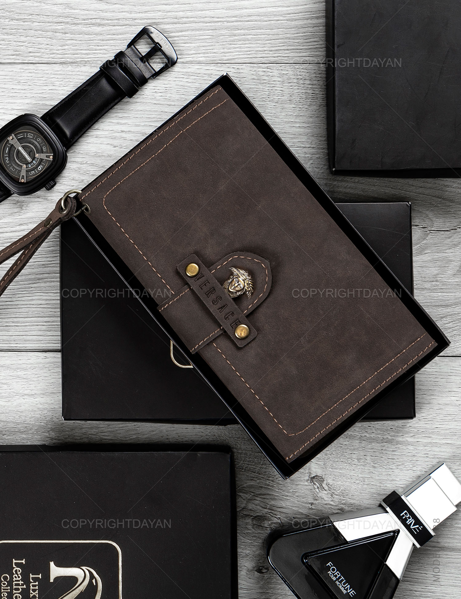 کیف پالتویی Versace مدل 14438