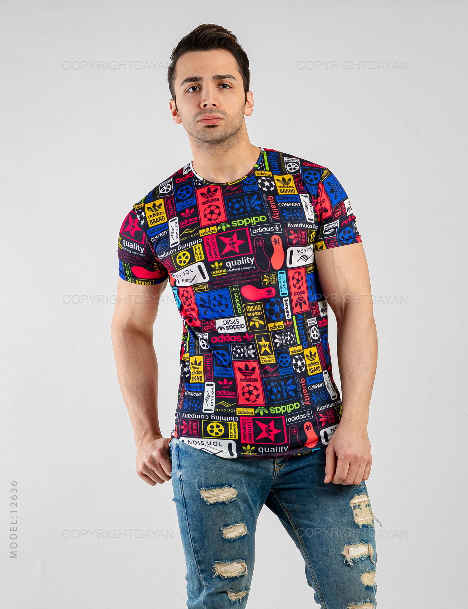 تیشرت مردانه Adidas مدل 12636