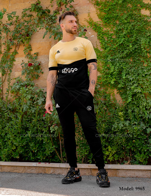 ست تیشرت شلوار مردانه Ajax مدل M 9965