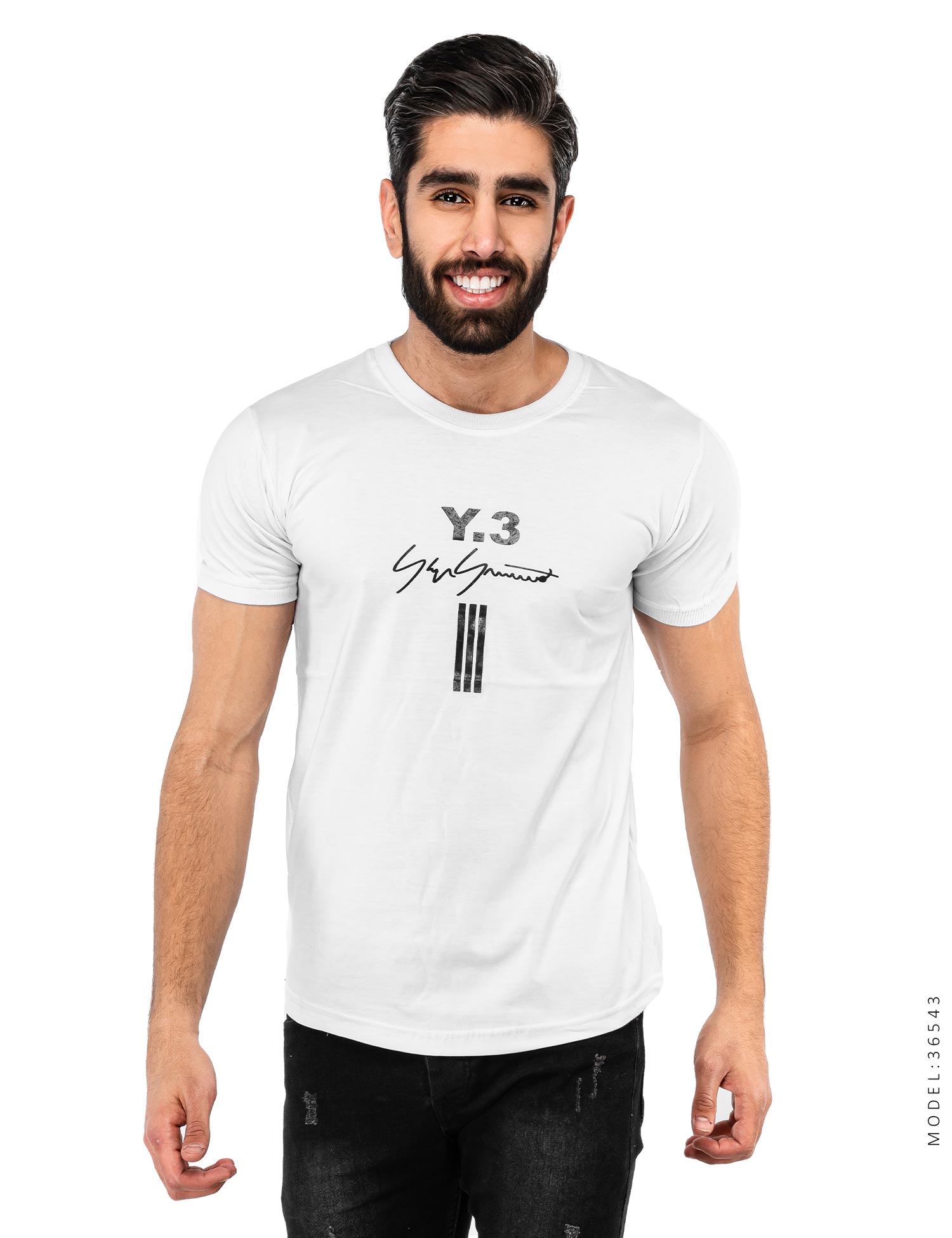 تیشرت یقه گرد مردانه Y – 3 مدل 36543