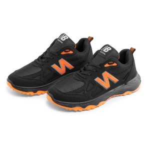 کفش ورزشی New Balanc مردانه پیاده روی بندی چرم مصنوعی مدل 40516