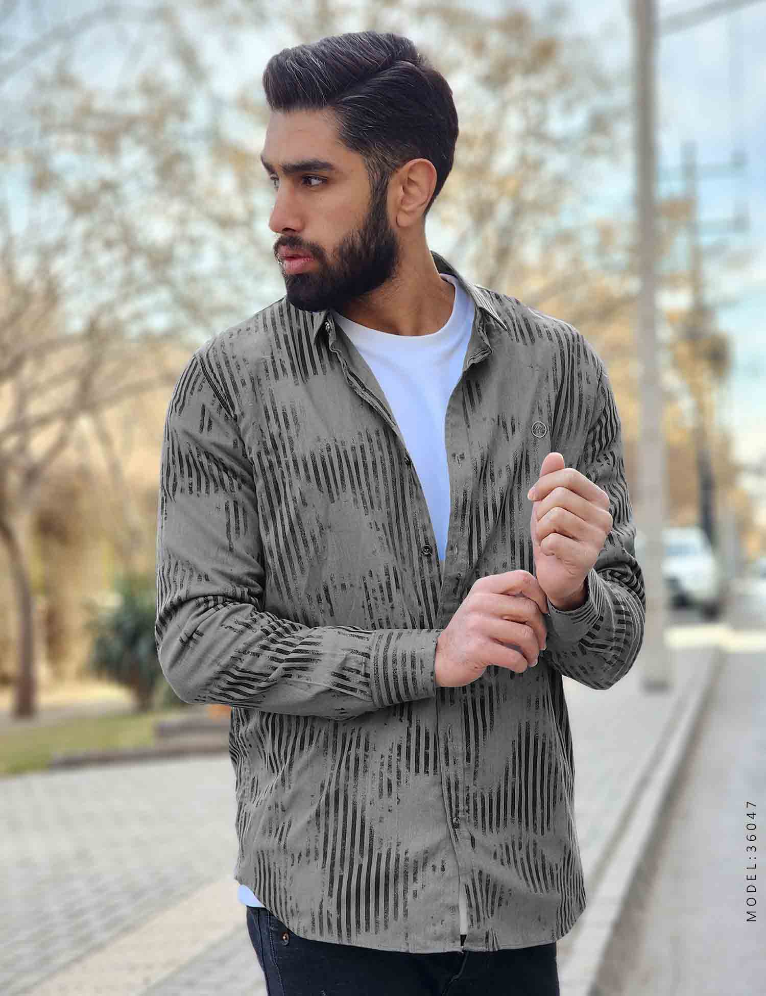 پیراهن مردانه Alma مدل 36047