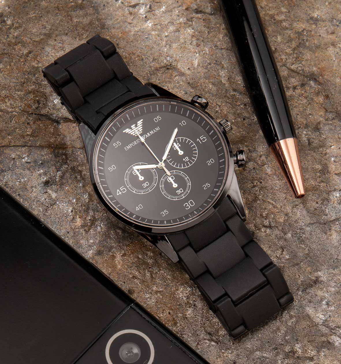 ساعت مچی مردانه عقربه ای Emporio Armani مدل 40387