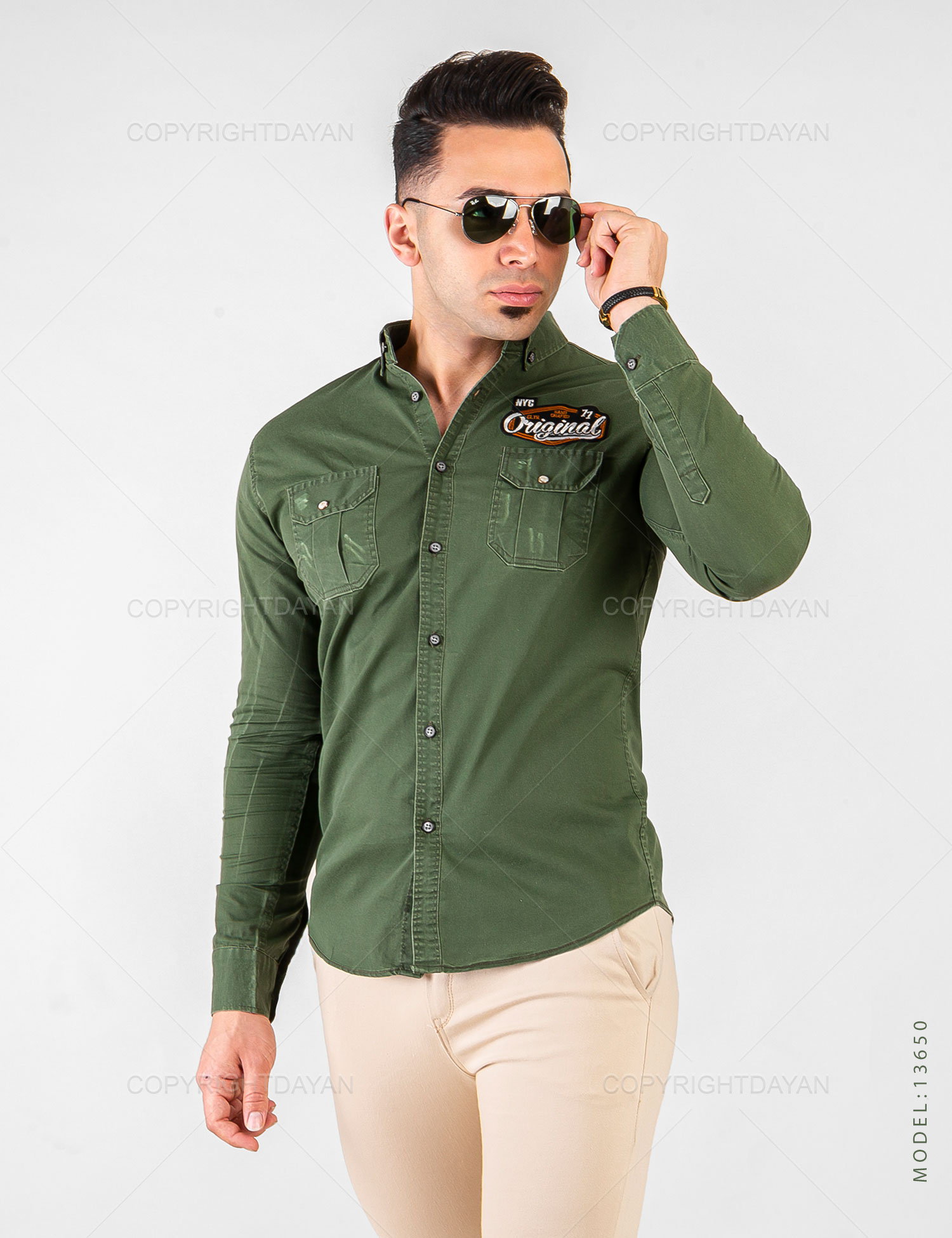 پیراهن مردانه Benson مدل 13650