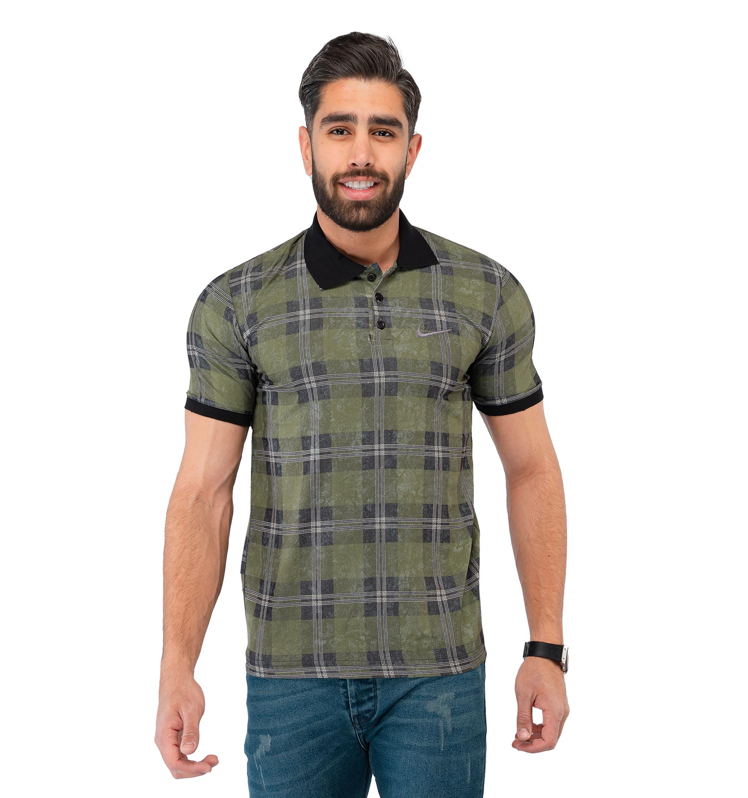 پولوشرت مردانه چهارخانه Polo مدل 36890