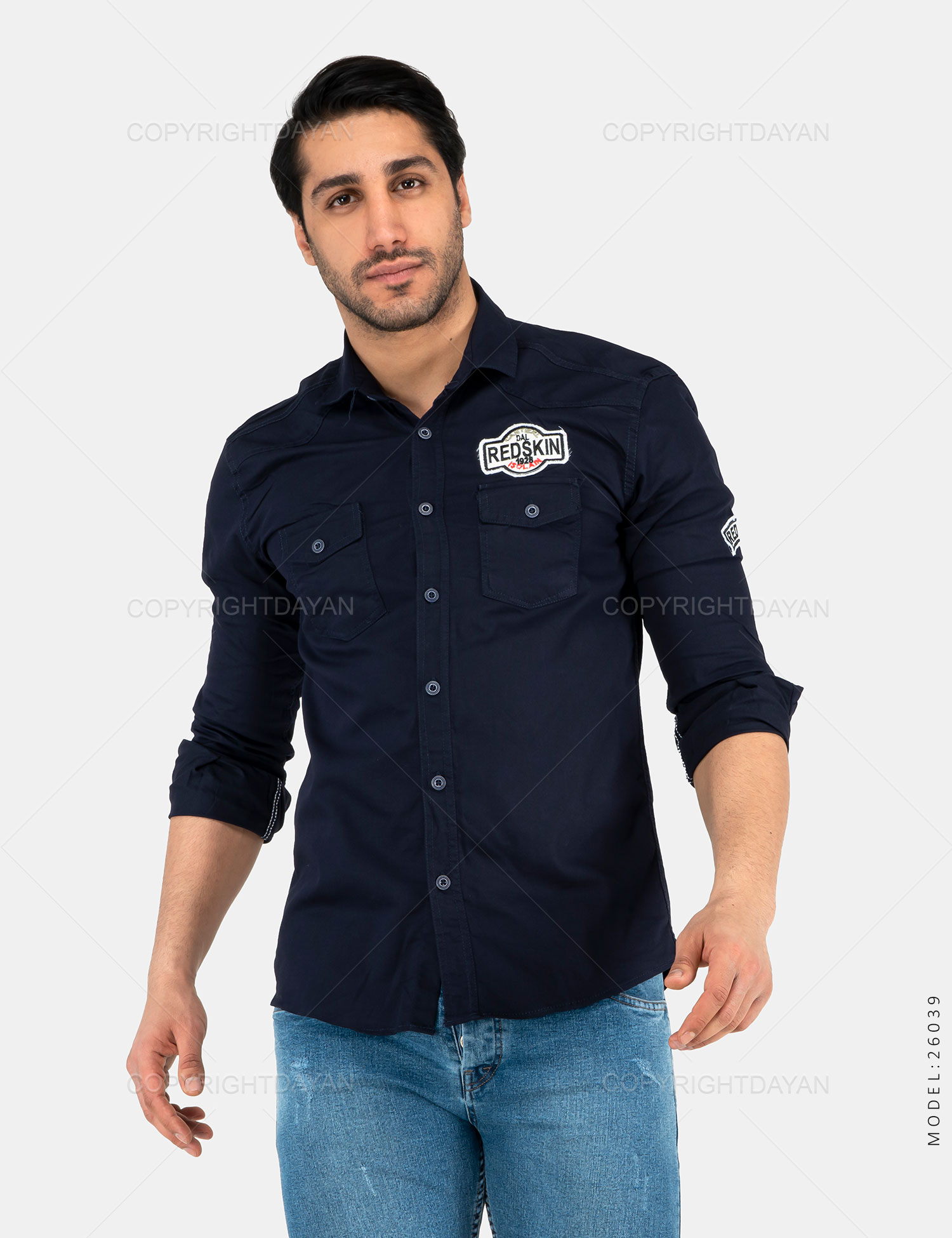 پیراهن مردانه Rayan مدل 26039