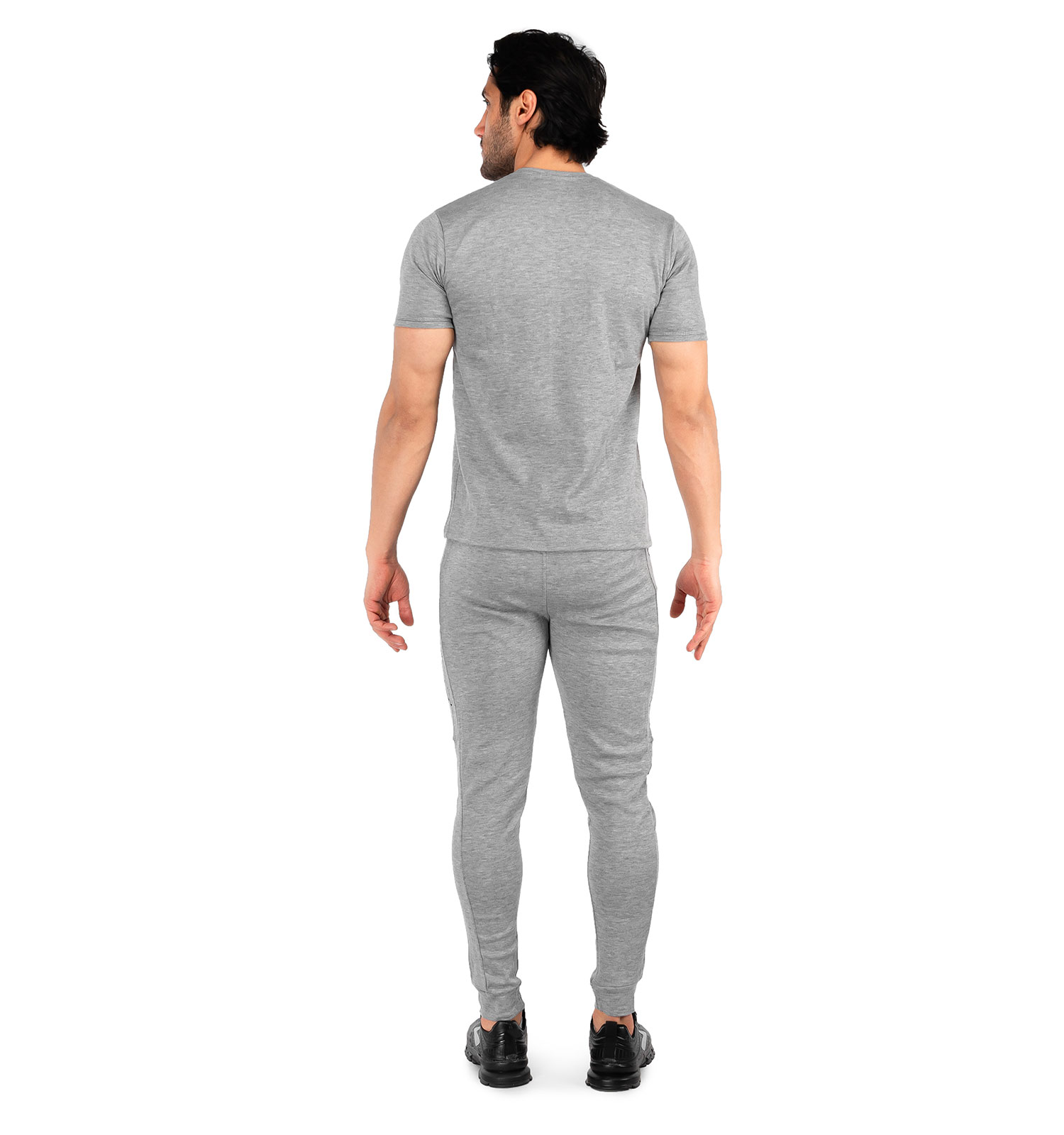 ست تیشرت شلوار مردانه آستین کوتاه Jordan ساده یقه گرد مدل 43182