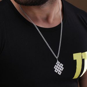گردنبند مردانه هندسی