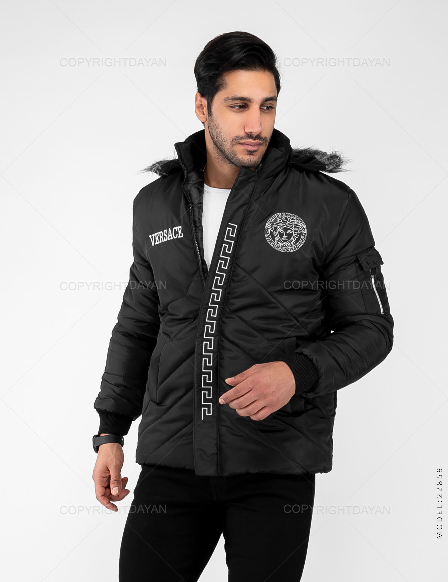 کاپشن مردانه Versace مدل 22859
