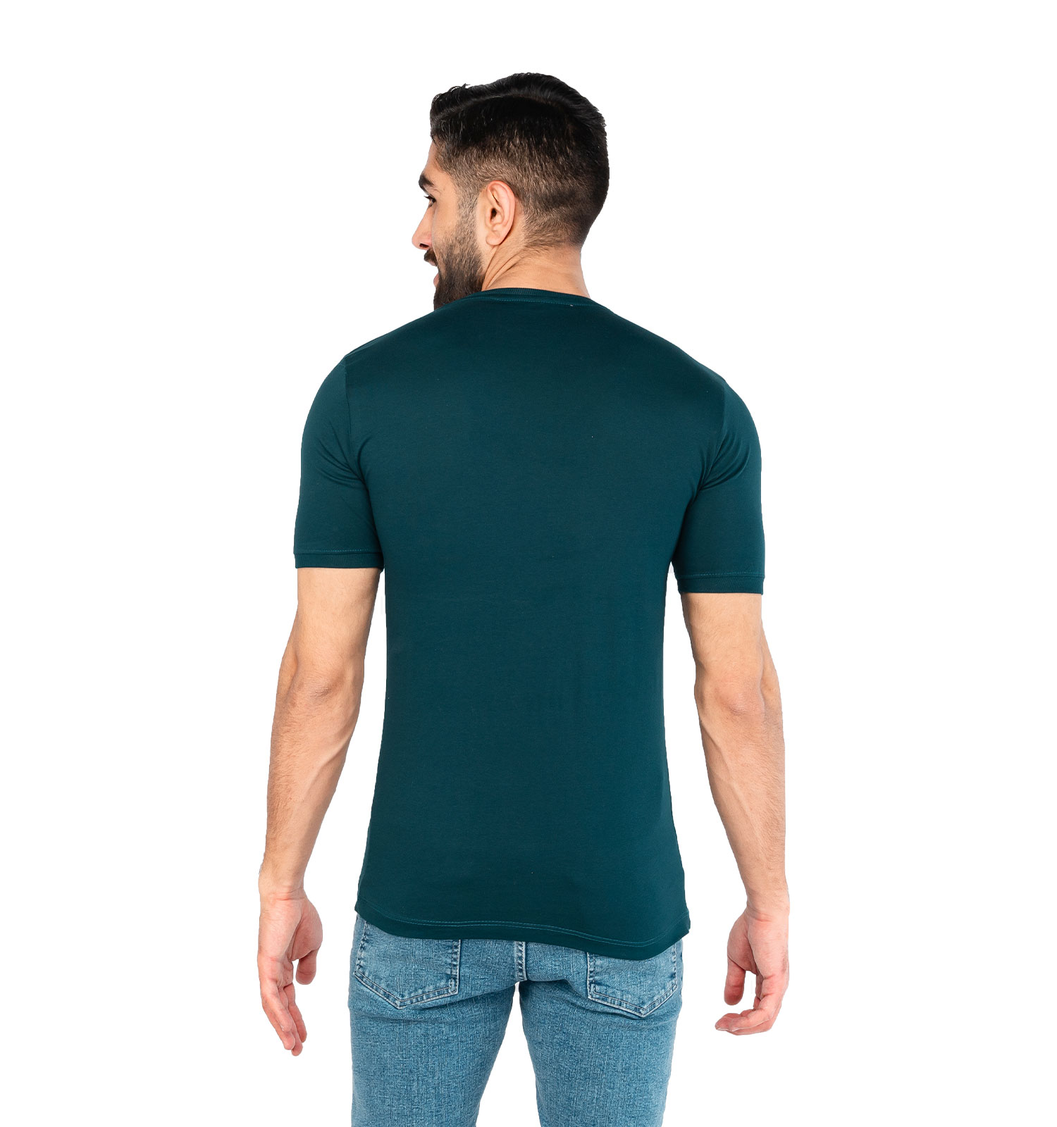 تیشرت Boss یقه گرد مردانه پنبه ساده مدل 44635