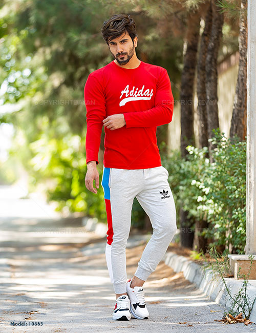 ست بلوز شلوار مردانه Adidas مدل 10863