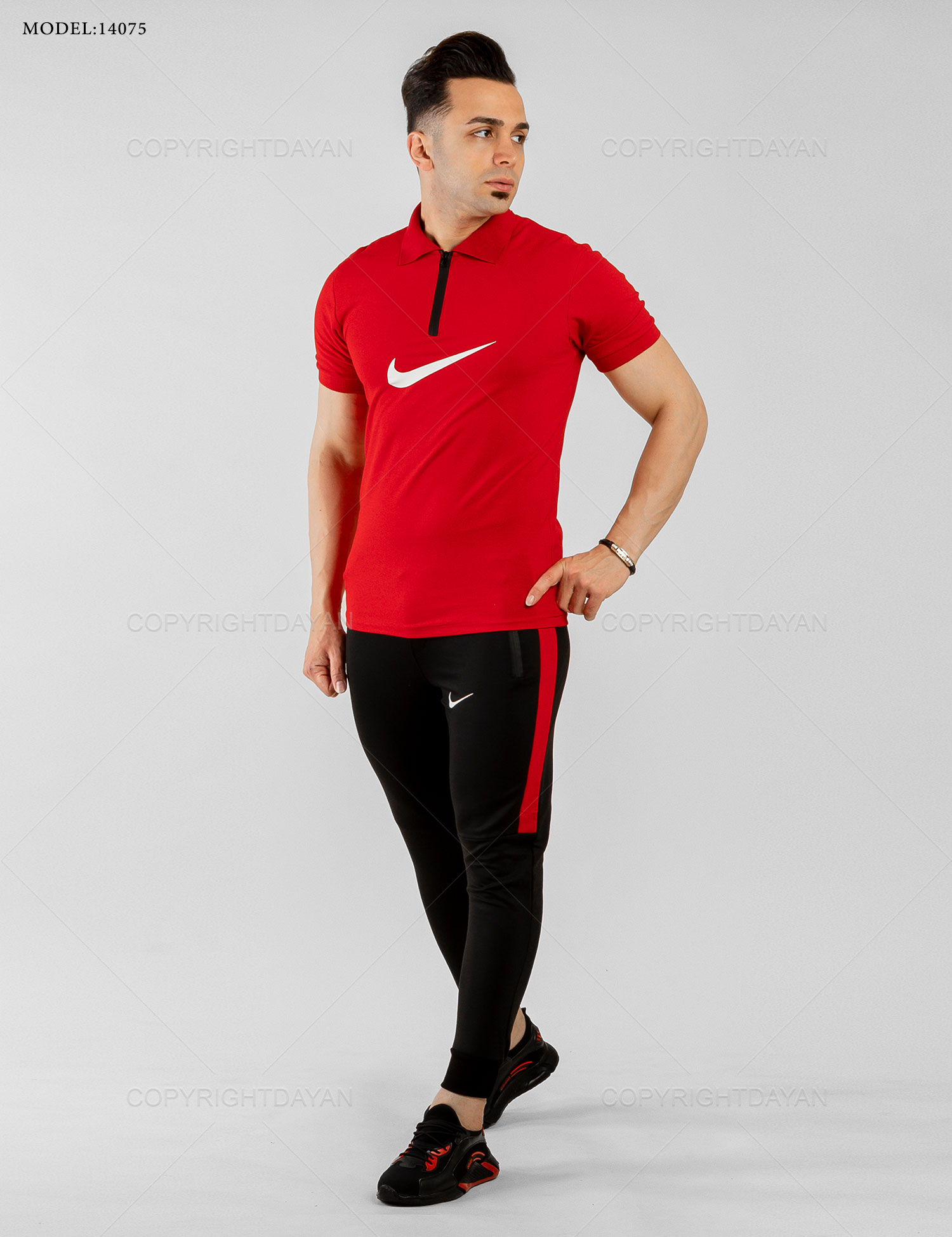 ست پولوشرت شلوار مردانه Nike مدل 14075