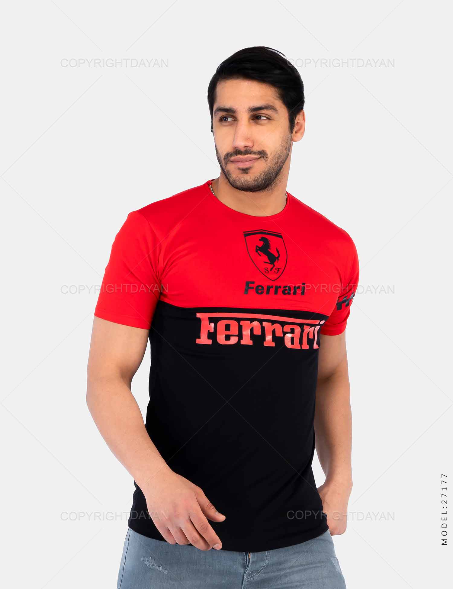 تیشرت مردانه Ferrari مدل 27177