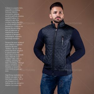 کاپشن بافت مردانه Alvin مدل E 8026