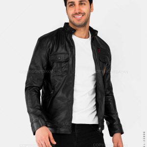 کاپشن چرم مردانه Mason مدل 23899