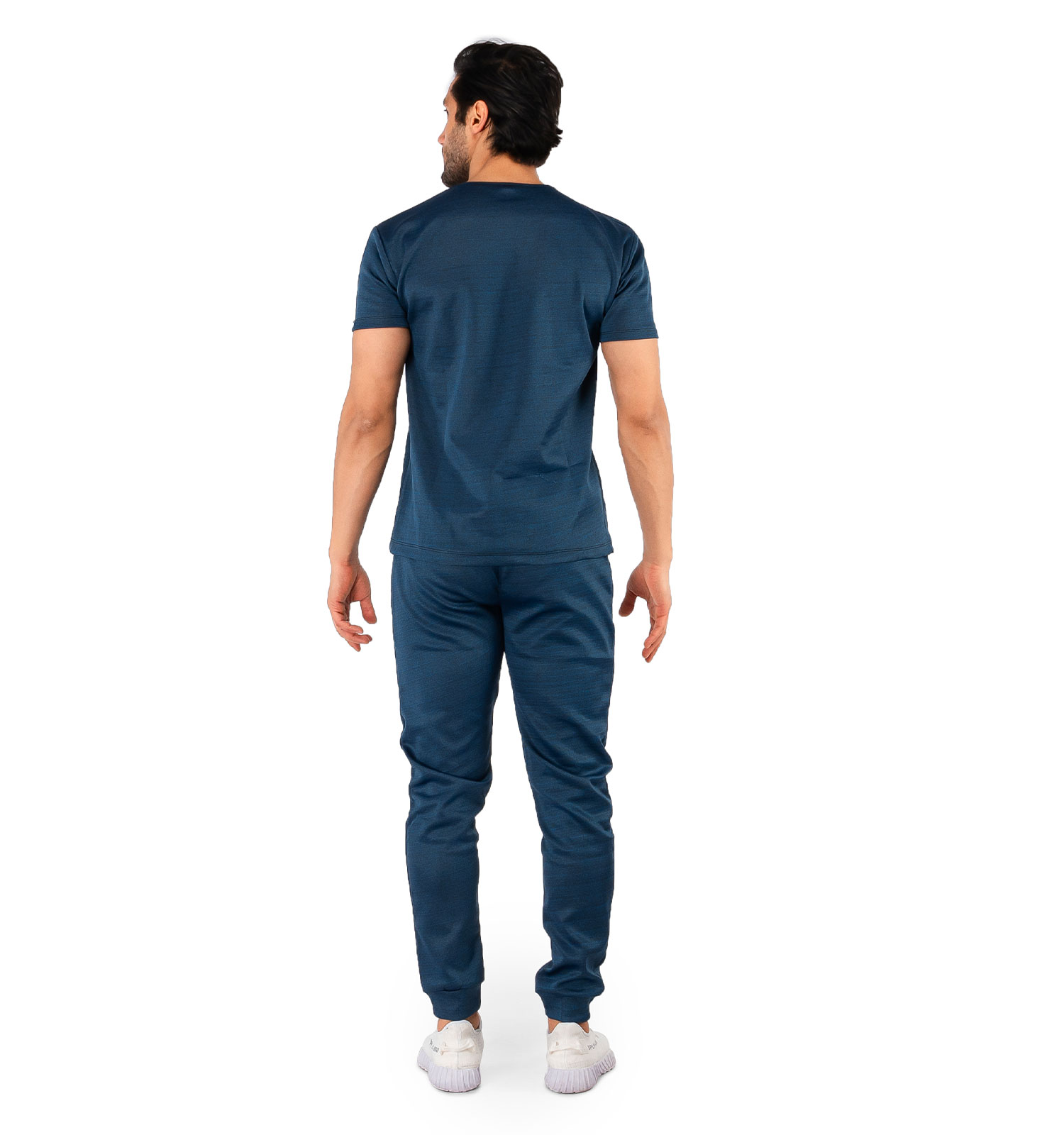 ست تیشرت شلوار مردانه آستین کوتاه ساده یقه گرد مدل 44150