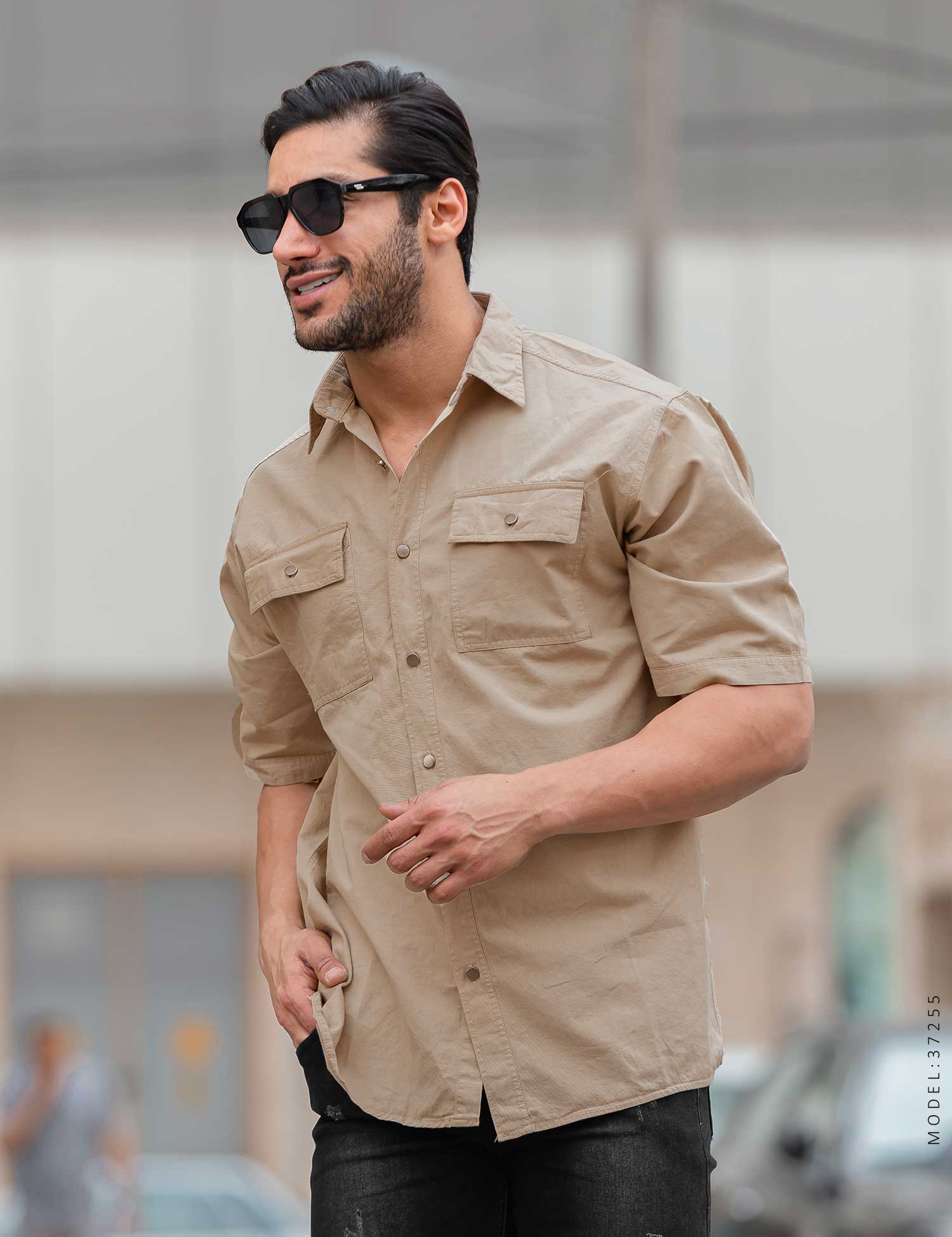 پیراهن مردانه کتان Maran مدل 37255