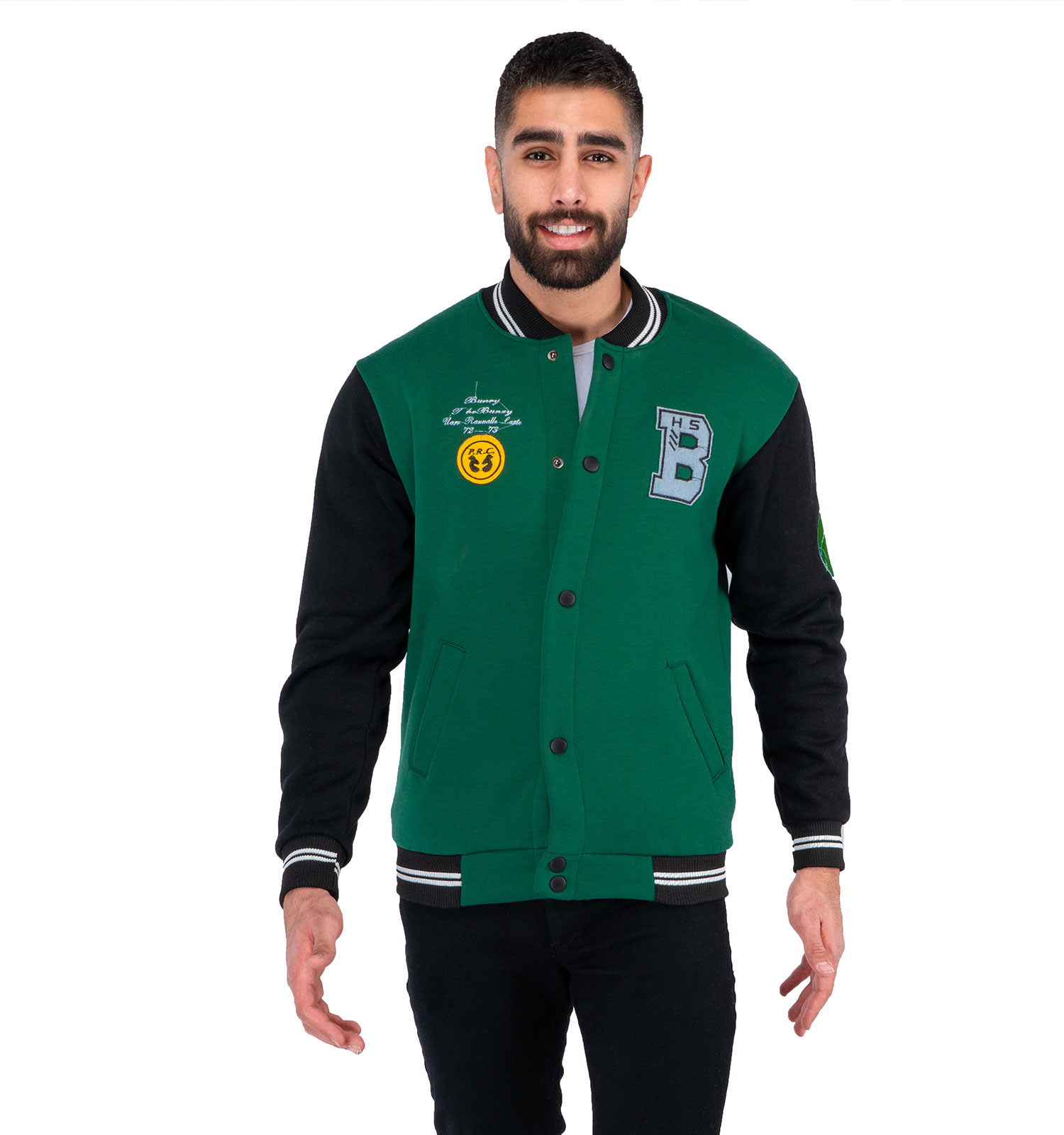 سویشرت بیسبالی مردانه یقه گرد مدل 42680