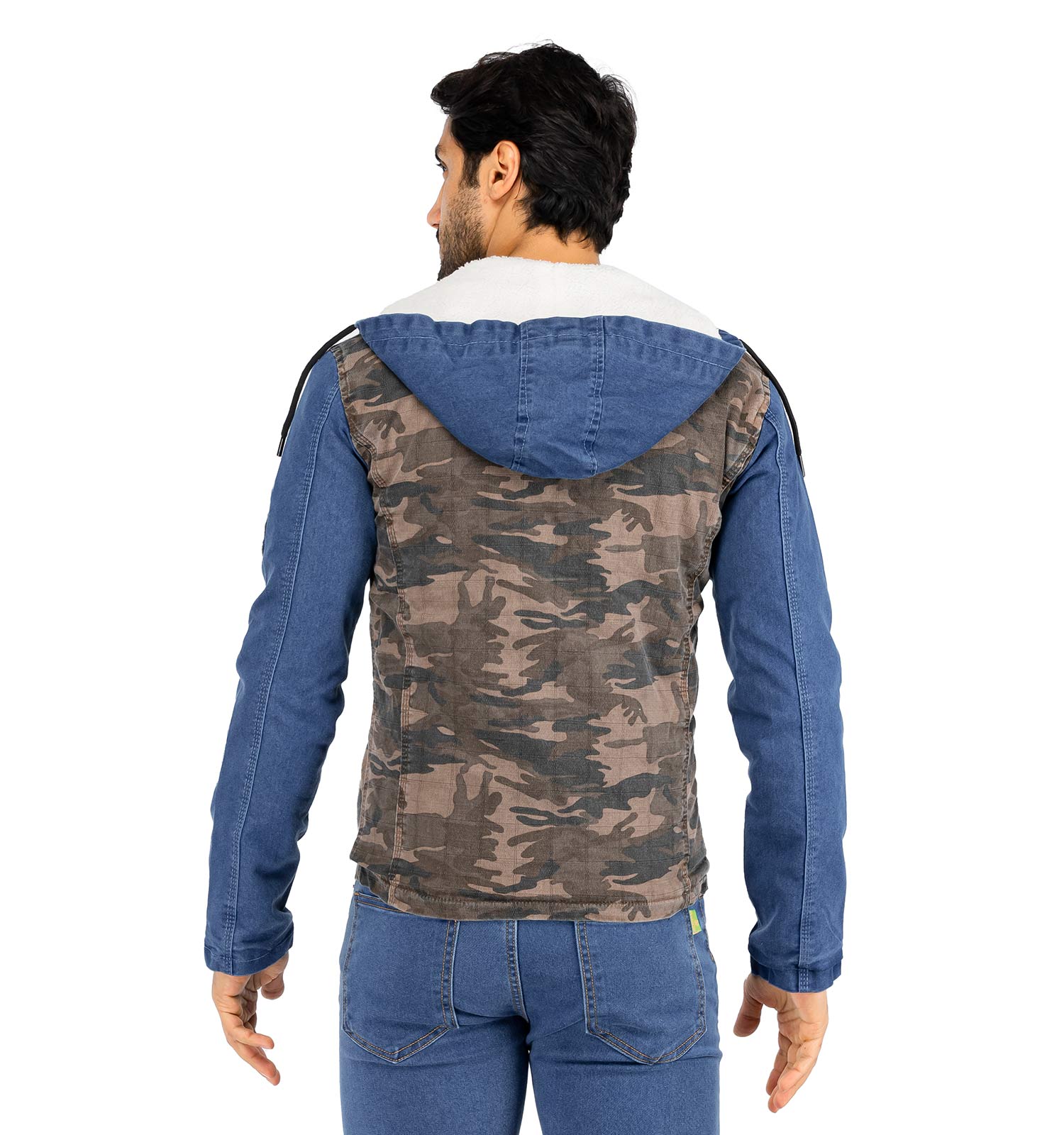کاپشن کتان مردانه چریکی Stark مدل 40645