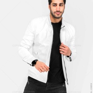 کاپشن چرمی مردانه Alvin مدل 23055