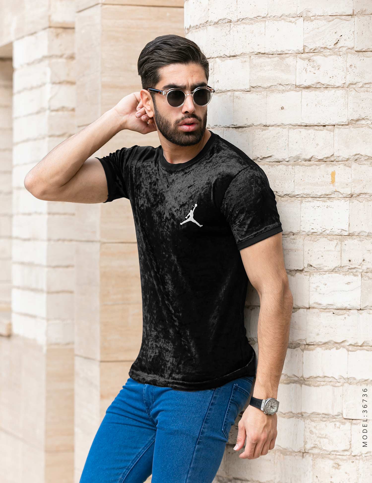تیشرت مردانه یقه گرد Jordan مدل 36736