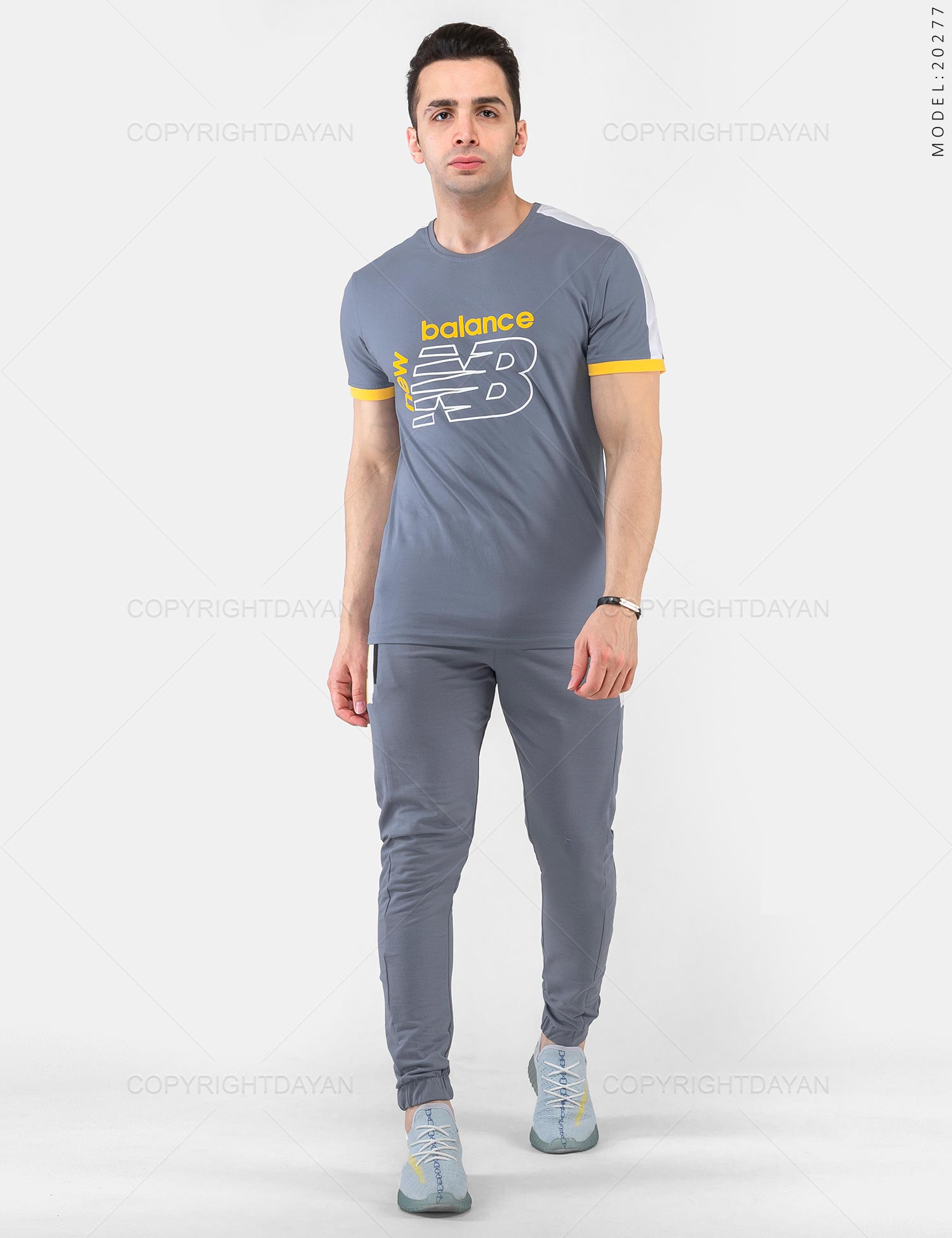 ست تیشرت شلوار مردانه New Balance مدل 20277
