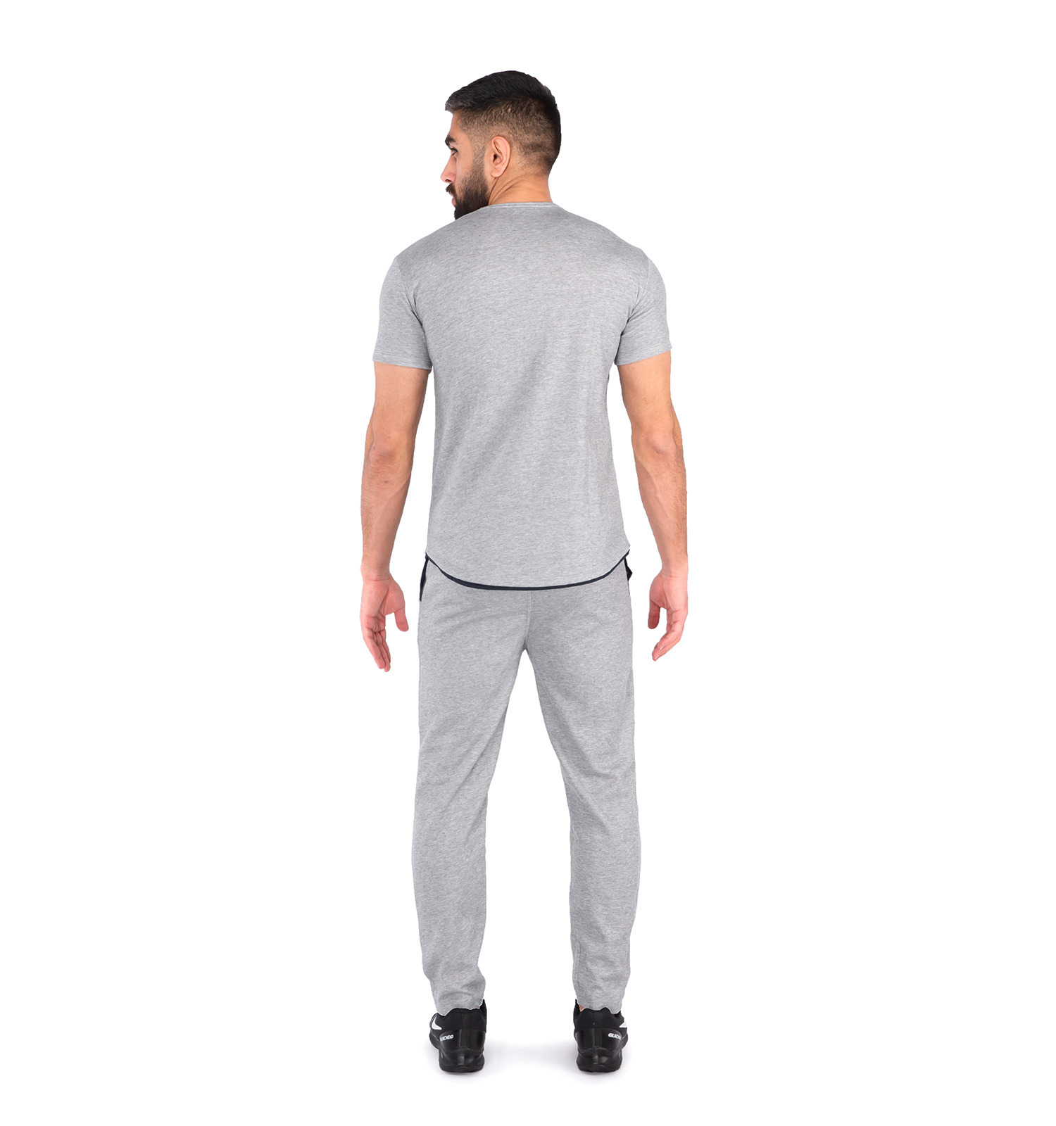 ست تیشرت شلوار مردانه Nike ساده یقه گرد مدل 42929