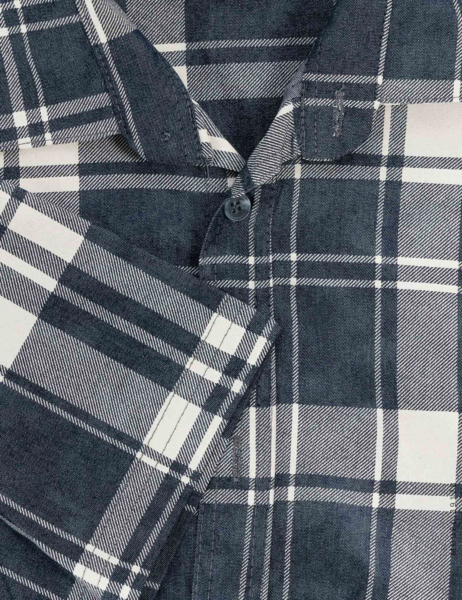 پیراهن مردانه چهارخانه Polo مدل 39128