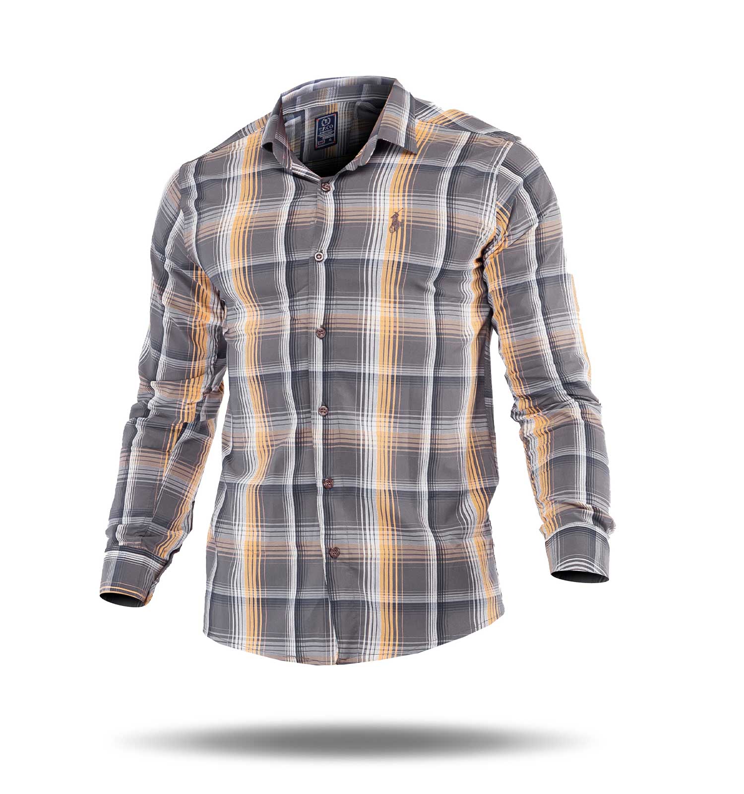 پیراهن چهارخانه مردانه Polo مدل 35258