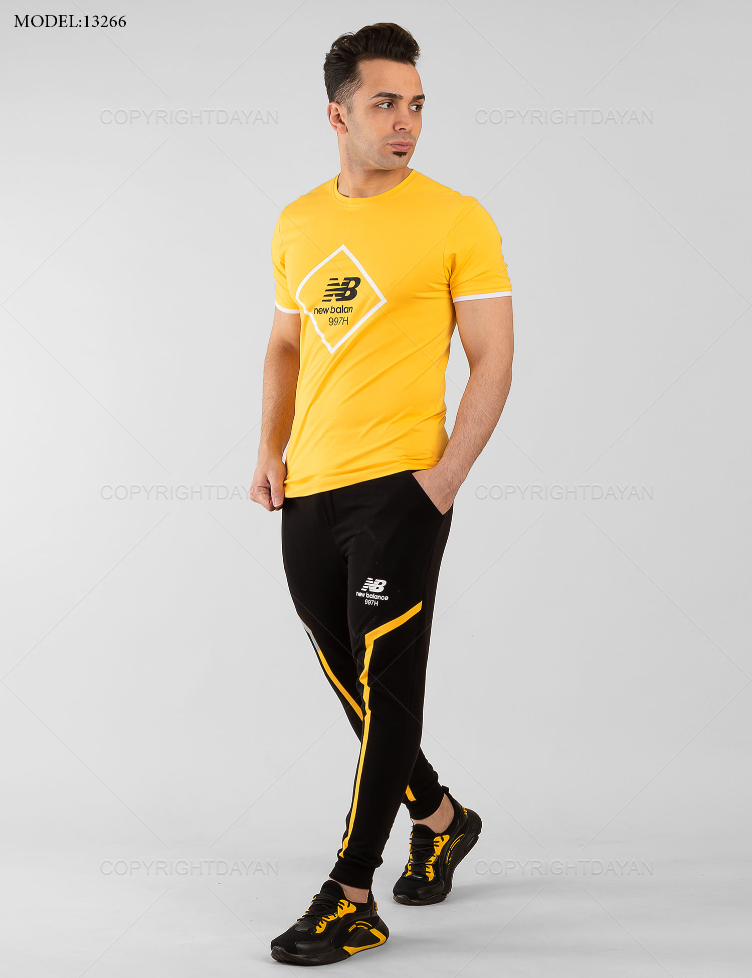 ست تیشرت شلوار مردانه New Balance مدل 13266