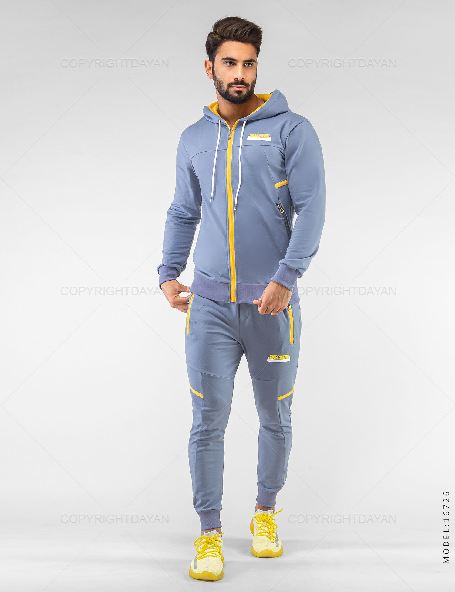 ست سویشرت شلوار مردانه Skechers مدل 16726