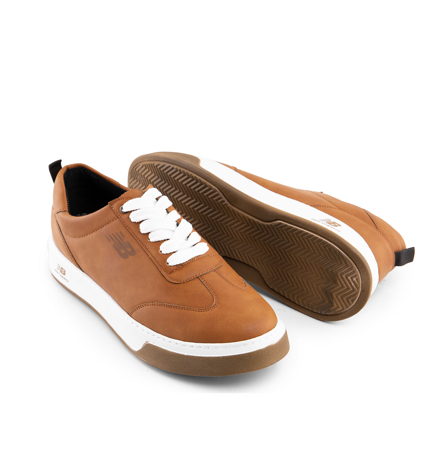 کفش اسپرت New Balance مردانه عسلی بندی مدل 43413