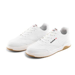 کفش اسپرت Reebok مردانه سفید پیاده روی بندی چرم مصنوعی مدل 40330
