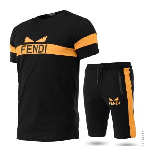 ست تیشرت شلوارک مردانه Fendi مدل 36945