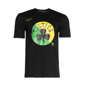 تیشرت Nike یقه گرد مردانه مشکی پنبه طرحدار مدل 45243