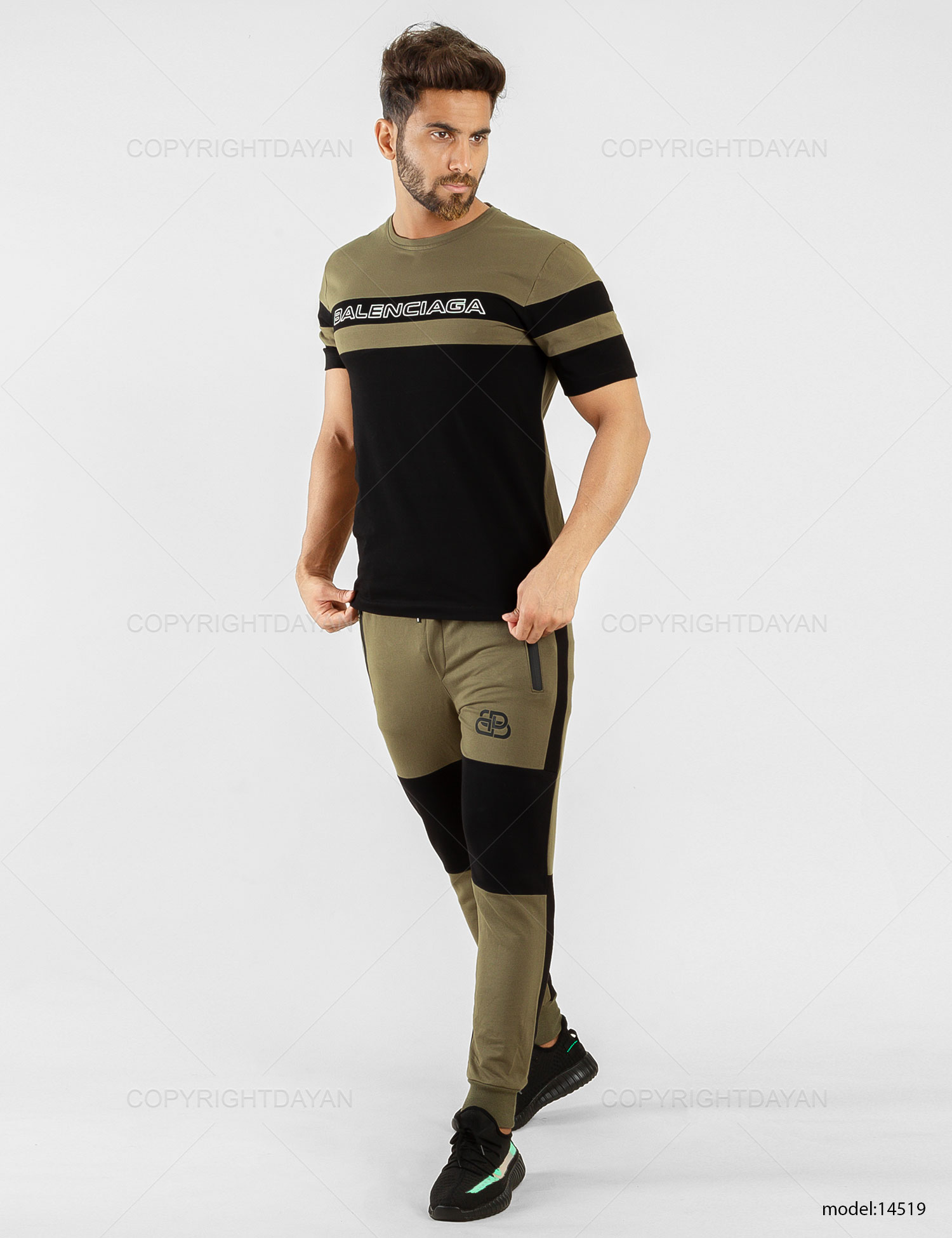 ست تیشرت شلوار مردانه Balenciaga مدل 14519
