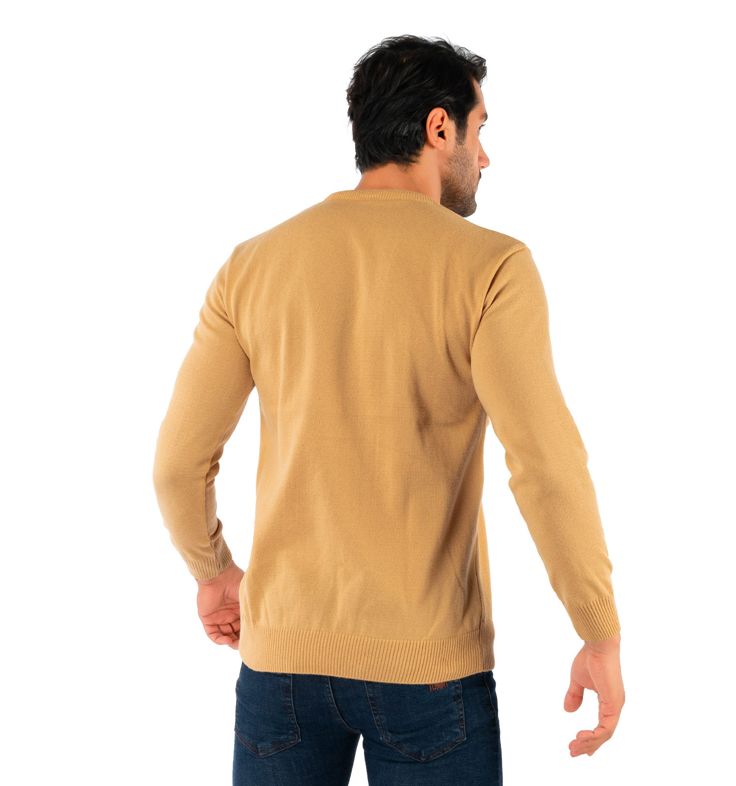 بافت مردانه ساده یقه هفت Polo مدل 38615