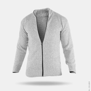 ژاکت بافت مردانه زیپ دار یقه ایستاده Arat مدل 31182