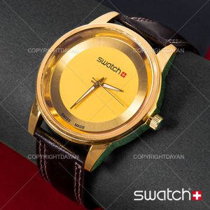 ساعت مچی Swatch مدل Round +هدیه
