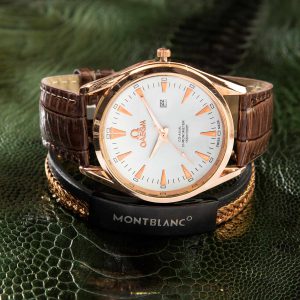 ساعت مچی چرم مردانه Omega مدل 41911