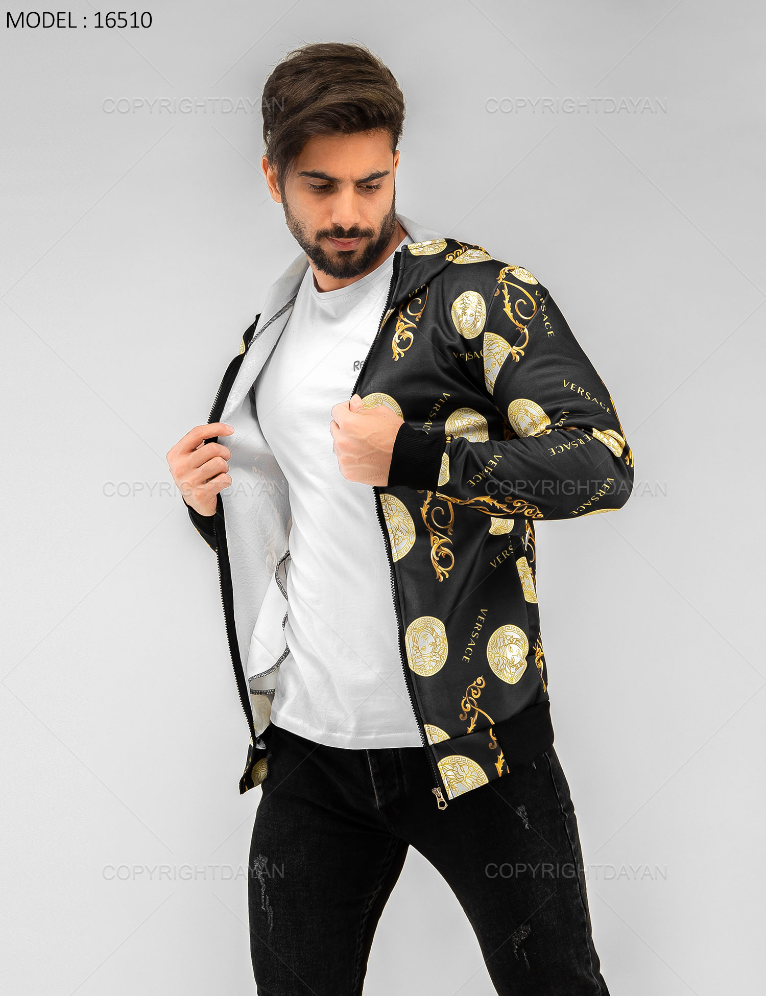 سویشرت مردانه Versace مدل 16510
