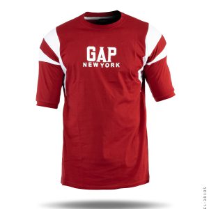 تیشرت مردانه دو رنگ یقه گرد Gap مدل 38105